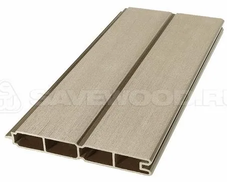 Заборный профиль из ДПК Savewood SW Agger матовый тик купить в Благовещенске