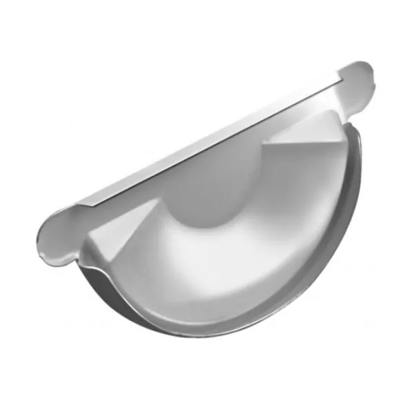 Водосток Grand Line 150x100 – Заглушка желоба RAL 9003 купить в Благовещенске