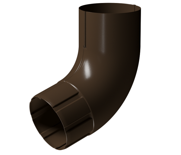 Колено 72° D90 Döcke STAL PREMIUM Каштан, (RAL 8017) купить в Благовещенске