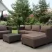 Комплект мебели AFINA плетеной из иск. ротанга YR821A Brown/Beige купить в Благовещенске