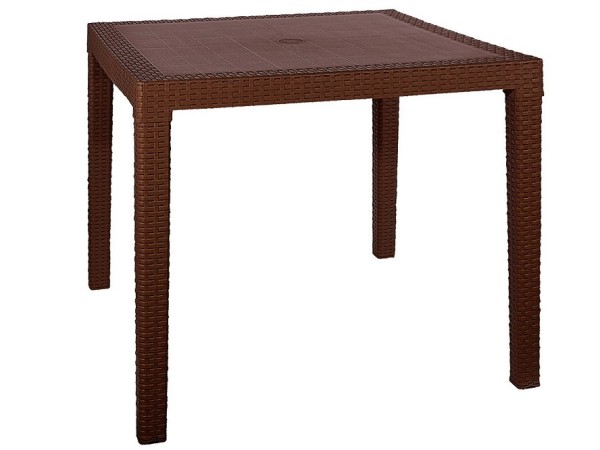 Стол квадратный FIJI Quatro Table Коричневый купить в Благовещенске