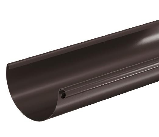 Водосток Aquasistem, система 125x90 - Водосточный желоб 3.00м RR 32 Тёмно Коричневый купить в Благовещенске