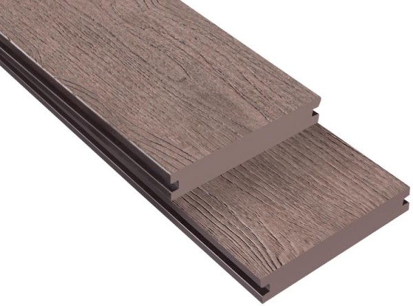 Террасная доска ДПК Outdoor 3D полнотелая NEVADA/CALIFORNIA BROWN коричневая микс купить в Благовещенске