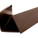 Уголок ДПК для сайдинга 70x70x3000мм Коричневый купить в Благовещенске
