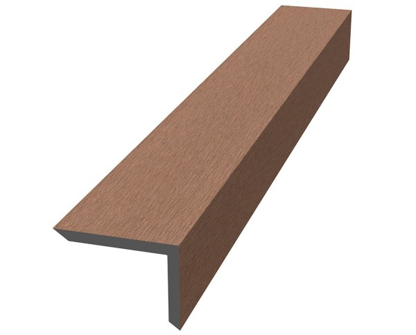 Уголок ДПК для террасной доски NauticPrime, 60x40x2900мм Кедр купить в Благовещенске