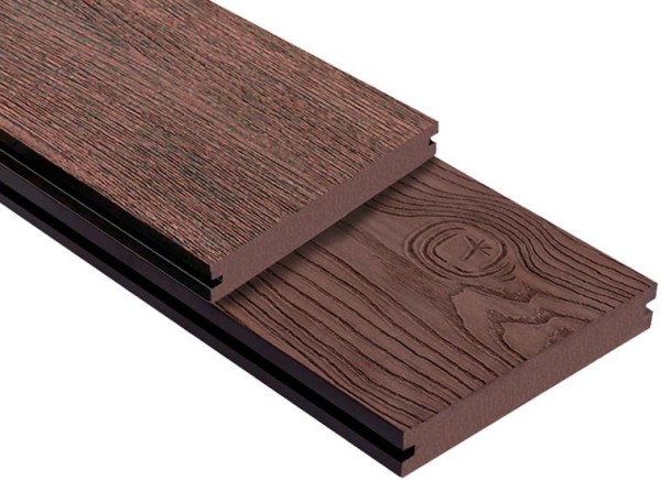 Террасная доска ДПК Outdoor 3D полнотелая STORM/OCEAN BROWN коричневая микс купить в Благовещенске