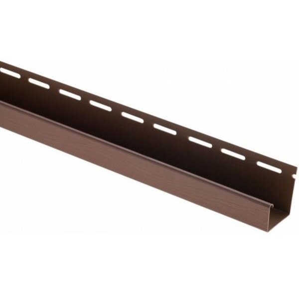 J-профиль Люкс Крашенный, T-15, ВН, Тёмный Орех купить в Благовещенске