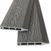 Заборная панель шип-паз EasyDecking Wood-Х 146х20 Серый купить в Благовещенске