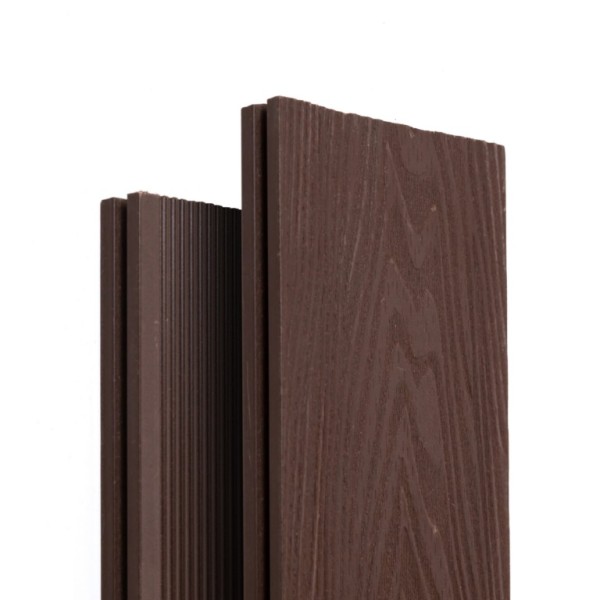 Террасная доска Ecodecking Экстра 3D полнотелая Графит купить в Благовещенске