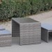 Диван-Трансформер AFINA плетеный из иск. ротанга S330G-W78 Grey купить в Благовещенске