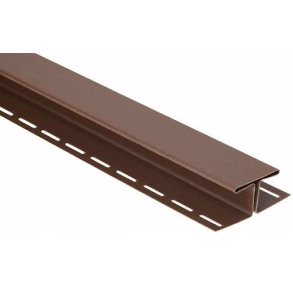 Н-профиль Люкс Крашенный, T-18, ВН, Тёмный Орех купить в Благовещенске