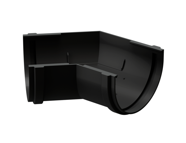 Угол желоба универсал 135˚ Docke Premium ПВХ - Карбон купить в Благовещенске