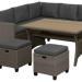 Комплект мебели AFINA плетеной из иск. ротанга AFM-307G-Grey купить в Благовещенске