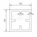 Столб SEQUOIA Evolution 3D WOOD BLACK купить в Благовещенске