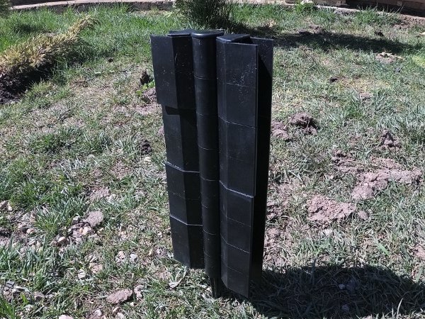 Угловой элемент поворотный, пластиковый от 60° до 300° для доски 300х30 мм из ДПК чёрный Holzhof купить в Благовещенске