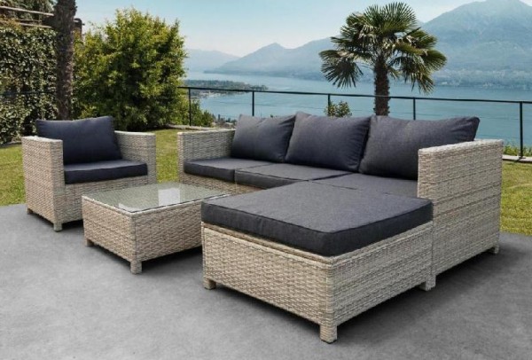 Комплект мебели AFINA плетеной из иск. ротанга YR821G Grey/Grey купить в Благовещенске