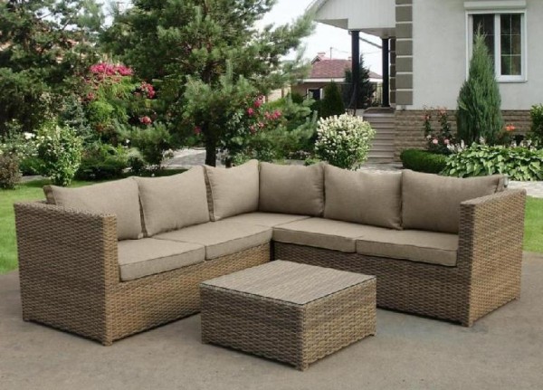 Комплект мебели AFINA плетеной из иск. ротанга YR825B Beige купить в Благовещенске