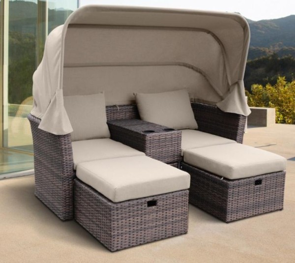 Комплект мебели AFINA плетеной из иск. ротанга AFM-330B Brown купить в Благовещенске