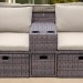Комплект мебели AFINA плетеной из иск. ротанга AFM-330B Brown купить в Благовещенске