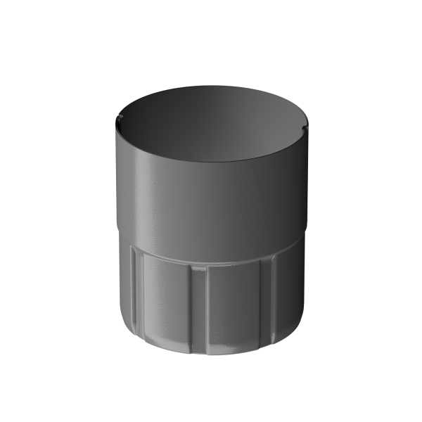 Муфта соединительная для водостока Döcke STAL PREMIUM, Графит купить в Благовещенске