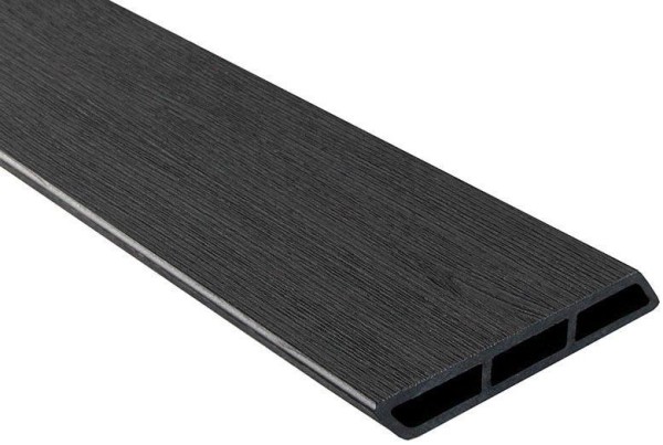 Доска Ромбус 3D ДПК Outdoor STORM BLACK черная купить в Благовещенске