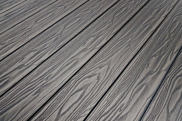 Террасная доска из ДПК Terrapol Смарт 3D Полнотелая с пазом Черное дерево купить в Благовещенске