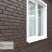 Фасадная панель Ю-Пласт Стоун Хаус Кирпич Коричневый купить в Благовещенске
