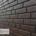 Фасадная панель Ю-Пласт Стоун Хаус Кирпич Коричневый купить в Благовещенске
