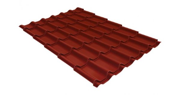 Металлочерепица классик 0,5 Satin RAL 3009 оксидно-красный купить в Благовещенске