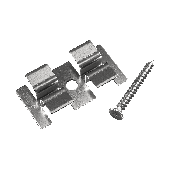Клипса с саморезом, Grinder шовный монтаж 5 mm купить в Благовещенске