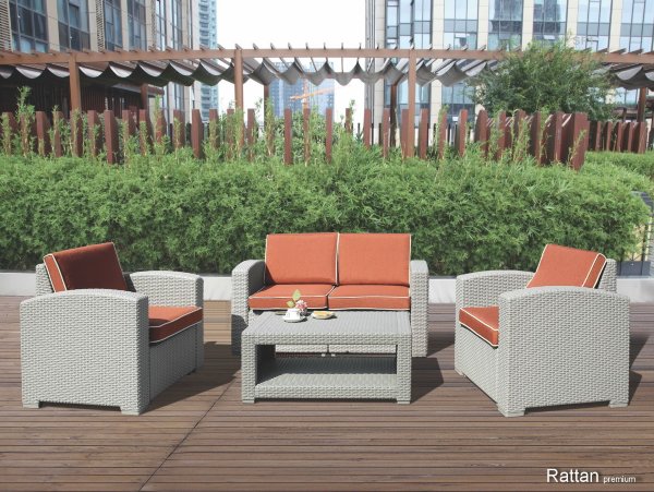 Уличные диваны и кресла коллекции Rattan Premium 4 купить в Благовещенске
