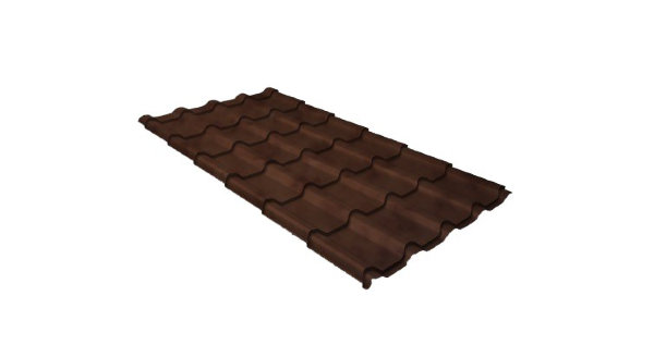 Металлочерепица камея 0,45 Safari Twincolor Brown купить в Благовещенске