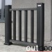 Ограждение из ДПК Outdoor Классик 3D STORM чёрный купить в Благовещенске