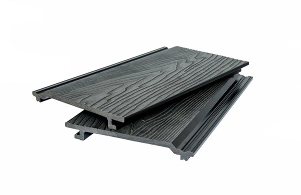 Фасадная доска 3D WOOD BRUSHING, чёрный купить в Благовещенске