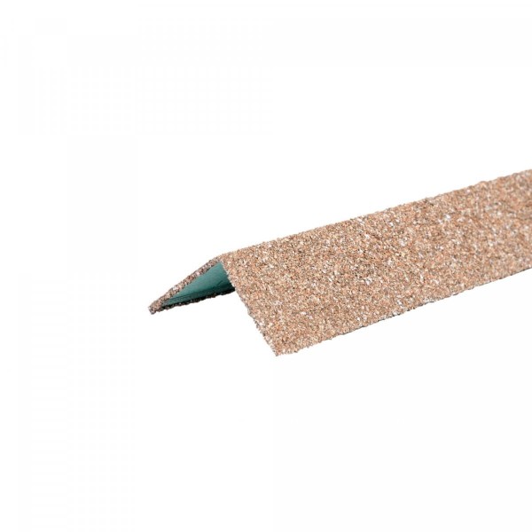 Уголок металлический внешний ТЕХНОНИКОЛЬ HAUBERK, Коричнево-бежевый купить в Благовещенске