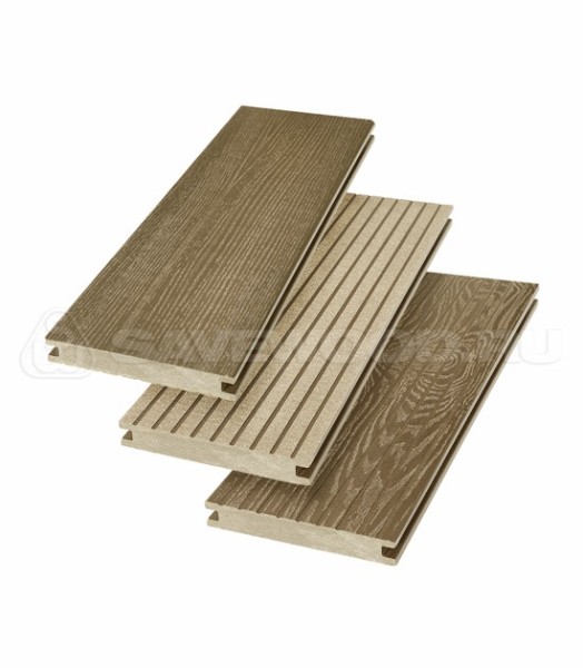 Террасная доска SW Fraxinus (R) полнотелая «SaveWood» Тик купить в Благовещенске