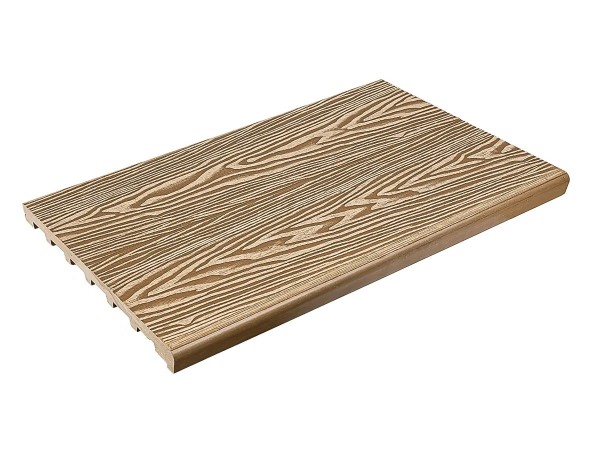 Ступень полнотелая из ДПК Deckart Step 3D Орех купить в Благовещенске