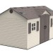 Сарай пластиковый LifeTime 15x8 DD купить в Благовещенске