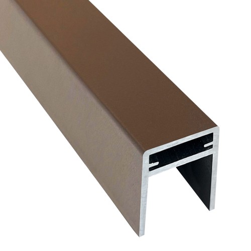 П-профиль Алюминиевый EasyDecking 35x25 Венге купить в Благовещенске
