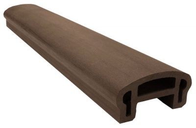 Перила вехнее фигурное Woodvex Select Темно - Коричневый купить в Благовещенске