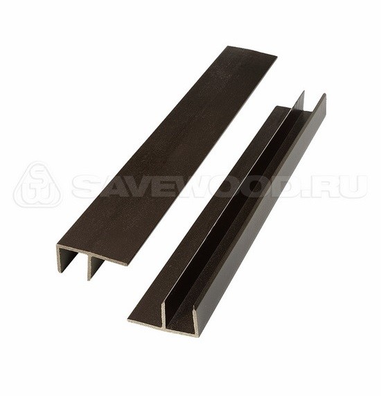 F-профиль ДПК Savewood – Тёмно-коричневый купить в Благовещенске