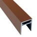 П-профиль Алюминиевый EasyDecking 35x25 Коричневый купить в Благовещенске