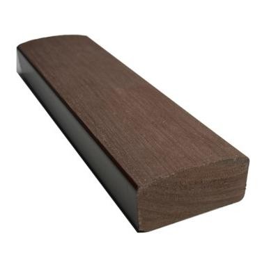 Лавочный брус Ecodecking Некст полнотелый брашированный 70х35 шоколад купить в Благовещенске