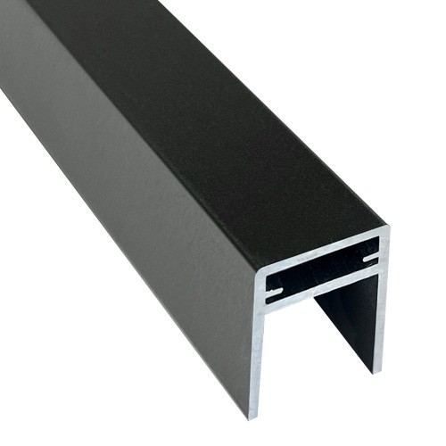 П-профиль Алюминиевый EasyDecking 35x25 Черное дерево купить в Благовещенске