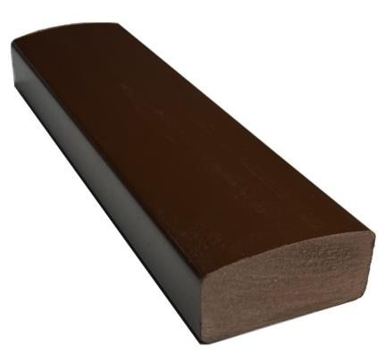 Лавочный брус Ecodecking Некст полнотелый глянцевый 70х35 шоколад купить в Благовещенске