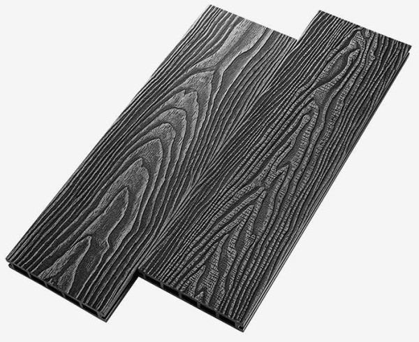 Террасная доска из ДПК RusDecking Unodeck Vintage - Графит купить в Благовещенске