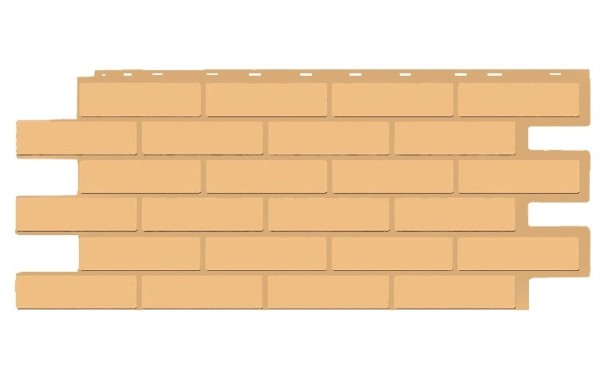 Фасадная панель T-Siding Кирпич Модерн Эко Крем купить в Благовещенске