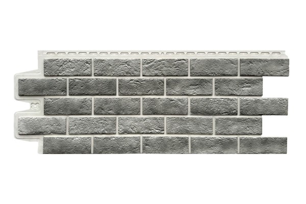 Фасадная панель Grand Line Состаренный кирпич Элит гранит, ШОВ белый купить в Благовещенске