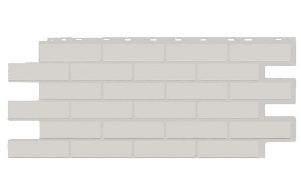 Фасадная панель T-Siding Кирпич Модерн Эко Уайт купить в Благовещенске