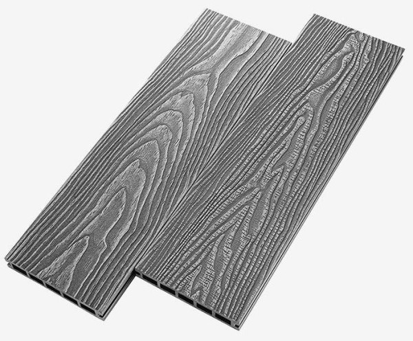 Террасная доска из ДПК RusDecking Unodeck Vintage - Серый купить в Благовещенске